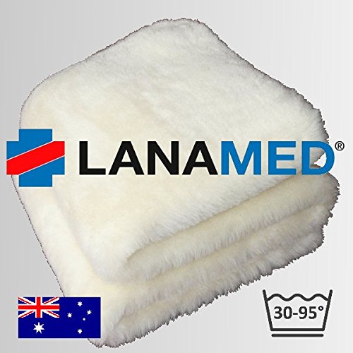 LANAMED XXL 100 x 200 cm – Australische Komfort Bettauflage aus ultra-dichter Schurwolle. Himmlisch bequem, druckentlastend, atmungsaktiv, bei 30-95°C waschbar. Wegen der sehr guten Druckentlastung, der Scherkraftreduzierung und der hervorragenden Atmungsaktivität wird das LANAMED auch als bequeme Anti-Dekubitus Bettauflage sowie bei Rückenschmerzen, Hüftschmerzen, Rheuma oder Fibromyalgie verwendet. LANAMED XXL 100 x 200 cm - 3