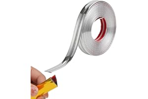 JEWELTH 3M/10FT Inside & Outside Corner Trim, Peel and Stick Wall Molding Trim, Flexible Corner Angle Trim, Self Adhesive Wall Corner Guard Edge Protector for Windows, Tables & Corners