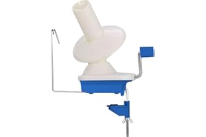 MeYuxg Avvolgitore per Palline di Filato, Avvolgitore Manuale per Lana Gomitoli, Avvolgitore di Lana Facile da installare, Blu
