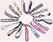 Homgaty 10 pcs No Crease Elastic Hair Band Ponytail Holder Ribbon Hair Ties Lot Wholesale for Girls Women