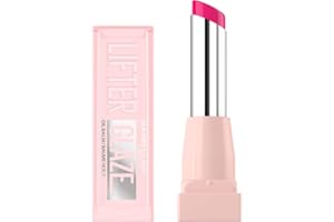 Maybelline New York Bálsamo Labial con Color, Labios Suaves y Brillantes, Hasta 24h de Hidratación, con Ácido Hialurónico, Lifter Glaze, Tono 003 Rose Bite