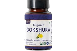 ORGANIC SPREE GOKSHURA 120 Tablets | Tribulus Terrestris (Gokshura) | USDA Organic Certified | Organic and Natural 120tab (1)