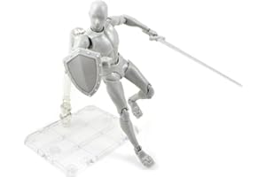 AROYEL Body Kun DX Ensemble de figurines d'action masculines et féminines pour poupée SHF Body Kun en PVC Body-Chan DX Set 2.0, modèle de figurine mobile en PVC pour cadeaux SHF (homme)