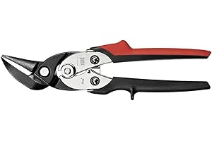 BESSEY Erdi Ideal-Schere D29ASS-2, Rechtsschneidend, Gesamtlänge 260 mm Schnittlänge 33 mm, für gerade und Figurenschnitte, Gewicht 0,51 Kg