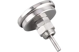 GENWJ Termometro industriale Kongqiabona BBQ Termometro industriale per un condensatore alambicco Still Condenser Brew Pot Strumenti per la temperatura Acciaio inossidabile Caldo