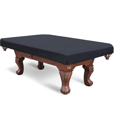 JT2D Tissu De Protection Billard En PVC - Housse Anti-Poussière Verte