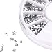 eBoot Silver Nail Art Decorations Nail Stones in 12 Different Shapes and Sizes, 1200 Pieces