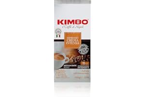 Kimbo Crema Intensa ganze Kaffeebohnen, mittlere Röstung, 1kg Beutel