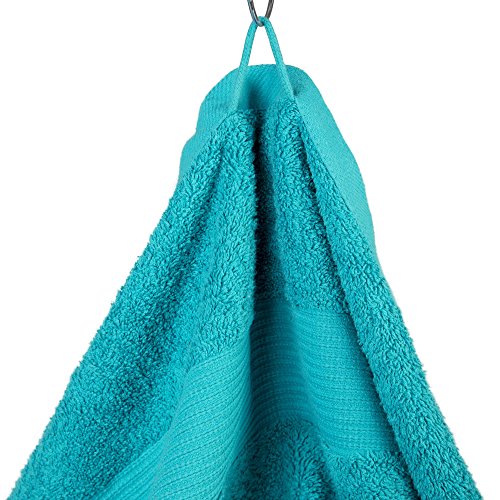 Bari Saunatuch / Badetuch | viele Farben, 2 Größen | 100% Baumwolle Frottee Handtuch, ca. 500g/m², 80 x 200 cm | CelinaTex 0002996 | türkis - 3
