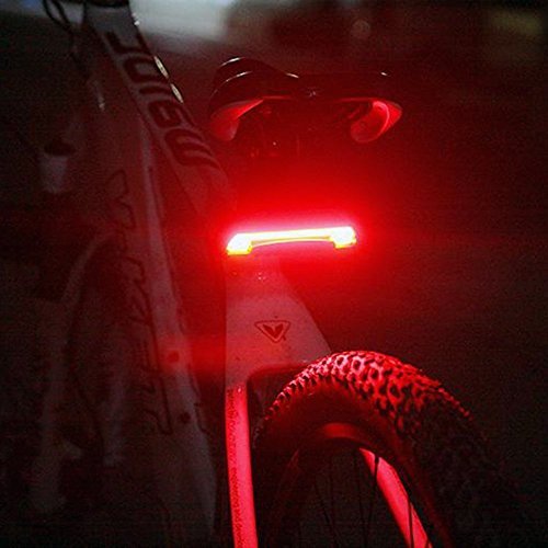 ONEU Fahrrad Rücklicht, Intelligent LED Fahrradbeleuchtung Wasserdicht Lion Wiederaufladbare Sport Rear Bicycle Fahrradlicht mit Funk-Fernbedienung Blinklicht Indikatoren - 7