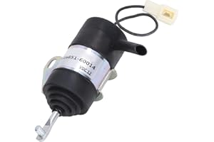 YMIKO Elektromagnes Odcinający Paliwo Stop 16851-60014 Wymiana Elektromagnesu Odcinającego Paliwo dla Kubota BX2230D RTV900R RTV900T B7410D BX1500D BX1800D