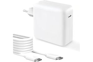 SCOVEE Caricabatterie USB-C da 67W adatto per MacBook Pro/Air 13-15 pollici 2018-2024, iPad Pro 12.9/1 pollici, iPad Air 5/4, Acer, ThinkPad, HP e tutti i dispositivi USB-C con cavo 2m/6.6f