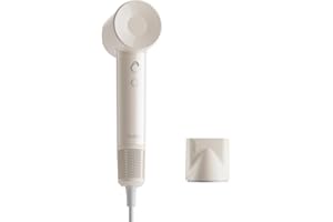 Laifen SE Lite Secador de Pelo 150 M Iones Motor sin Escobillas de 100K RPM Secado Rápido Control Inteligente de Temperatura con Boquilla Magnética Bajo Ruido Viaje Hogar Rizado Alisado (Té con leche)