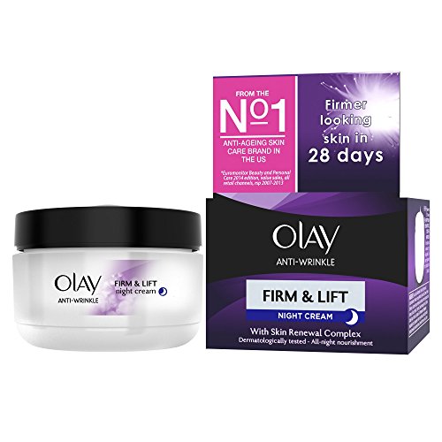 Olay Anti-Wrinkle Firm and Lift Anti-Ageing Moisturiser Night Cream - 50 ml 