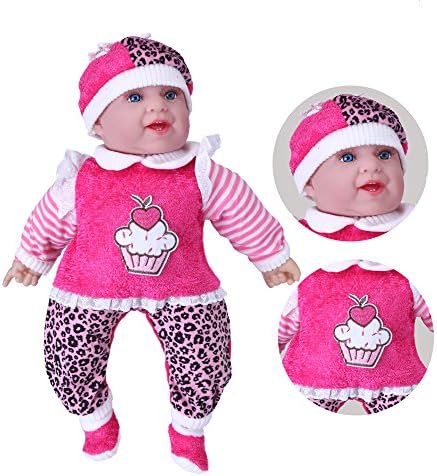Reborn Baby Doll Lifelike Cute Soft Body Girl Dress Doll 20 inch