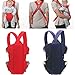 Blue Baby Carrier Sling Wrap Rider Infant Comfort Backpack in Plastic Steel Buckle