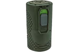 BEGADI Airsoft Federdruck Granate, Auslöser einstellbar, robust & einfach bedienbar 300 BB, Olive Gen 2