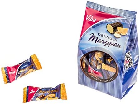 Viba Orange Marzipan Minis Bag 125g