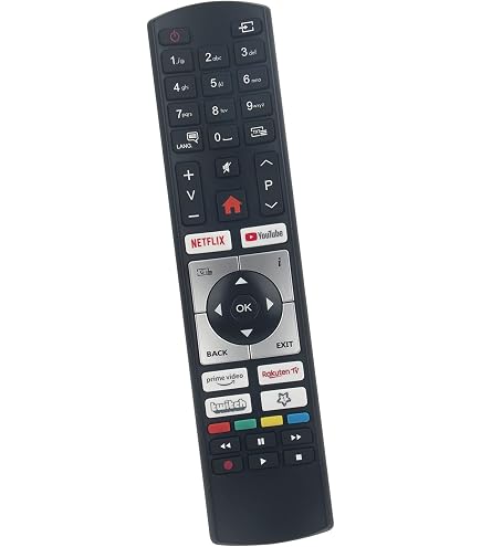ALLIMITY RC4518P Sostituzione del Telecomando per VANGUARD TOSHIBA TELEFUNKEN TE22910B17F T32R900HDDVBT T19E906LED 22R900IIDVBT 32BV500B 40KV700B 37BV700G V24H5000SDCI