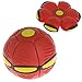 Produktbild Lamdoo Flying UFO Flat Throw Disc Ball mit LED-Licht Spielzeug Kinder Outdoor Garten Strand Spiel rot