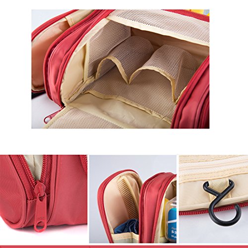 Estarer Damen Herren Kulturtasche Waschbeutel zum aufhängen Kosmetiktasche - 4