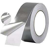 Selbstklebend Klebeband Aluminiumband Hitzebeständig Hitzeschutzband, Wasserdicht Alu-Klebeband Aluminium Klebeband…