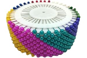 JYC CREATIVE 480 Unidades Alfileres con Cabeza Redonda, Alfileres con Cabeza de Bola de Colores, Alfileres para Decorar, Alfileres para Lazos, Alfileres para Bodas, Alfileres de Costura, (Colores, 1)