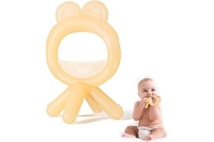 TK99SW Gryzak Z Silikonu, Zabawka Do Gryzienia Dla Niemowląt Pomoc W Ząbkowaniu Zabawka Sensoryczna Montessori Nie Zawiera Bpa I Masuje Zranione Dziąsła łatwe Chwytania Czyszczenia Dzieci Powyżej 3 Miesiąca