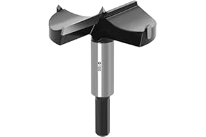 ASNOMY 100 mm Broca Forstner de acero de tungsteno para madera y madera dura, Taladro de Madera de Alta Velocidad Broca Fresadora Madera Hole Saw Avellanadoras Bisagra Aburrido Agujero