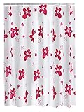Ridder Duschvorhang Folie Blume Rosa 180x200 cm