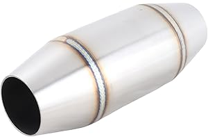 ‎EVGATSAUTO Universal Motorrad Schalldämpfer, 35mm Motorrad Vollauspuffanlage Auspuff Schalldämpfer Schalldämpfer