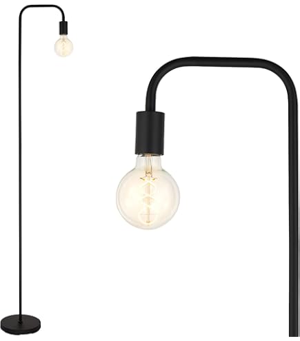 Lámpara De Pie Con 2 Pantallas De Metal Esféricas Negro Y Dorado Balora | Maisons Du Monde