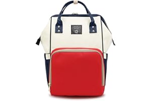 SONARIN Zaino Fasciatoio Bambino per Pannolini,Organizer Multifunzione per Zaino da Viaggio Con Sacchetto di Isolamento Termico, Impermeabile, Grande Capacità, Eegante,Ideale Regalo