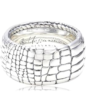 Baldessarini Herren-Ring 925 Sterling Silber rhodiniert und schwarz lackiert