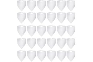 DROPFREE 30 Pezzi Sublimazione Pet Bandana Trasferimento di Lavabile DIY Triangolo Cane Sciarpa Bavaglini Sciarpa per Cani Cucciolo Gatti