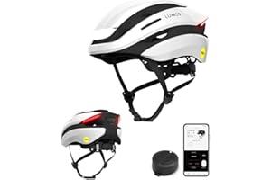Lumos Casco ultra intelligente | casco da bicicletta | anteriore e posteriore (LED) | indicatori di direzione | luci freno | connessione Bluetooth | adulti: uomo donna