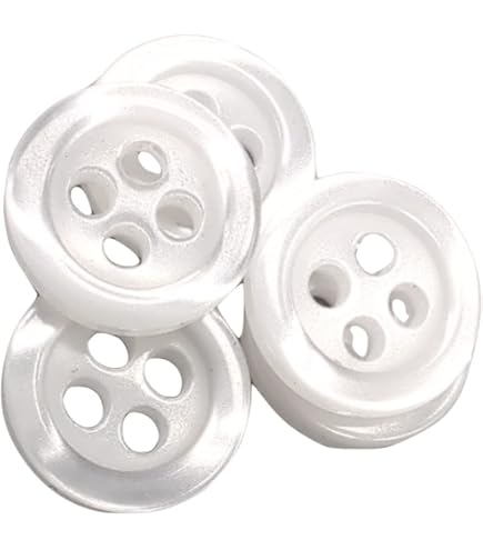 Set Di 10 Bottoni Rotondi In Metallo Ottone Invecchiato - Diametro 15 Mm, 2 Fori, Per Cucito E Merceria - Foto 9