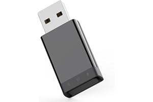 Skull & Co. X Savage Raven AudioDrive: Bluetooth 5.2 Wireless Audio Transmitter Adapter USB-A Port Low Latency for Nintendo Switch, PS5, PS4, PC, TV and Other Devices- Black