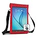 Price comparison product image 10 Inch Tablet Case Holder Neoprene Sleeve Cover by USA Gear (Red) Built-in Screen Protector & Carry Strap - Fits Samsung Galaxy Tab A 10.1, Insignia FLEX 10.1, Acer ICONIA ONE 10, more 10" Tablets