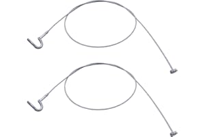 2 pcs/set SHLPDFM Silver Handbrake Lever Release Cable Stainless Steel Parking Brake Rope Fits for Ford Galaxy S-Max 2006–2015