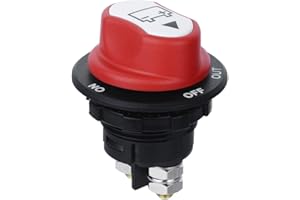 Jtron Battery Isolator Switch 32V DC 100A batterieschalter schlüssel boot auto 3 Positionen (100A)