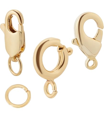 NKlaus 5 x veerringsluiting 5,4mm 333 geelgoud reserve NKlaus 5 x veerringsluiting 5,4mm 333 geelgoud reserve