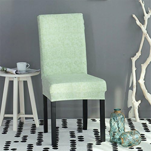 QsyyHome Chair Cover Clipcovers Removable Stretch Elastic Protector Covers for Dining Room Hotel Banquet Ceremony Party Green 2 Pieces