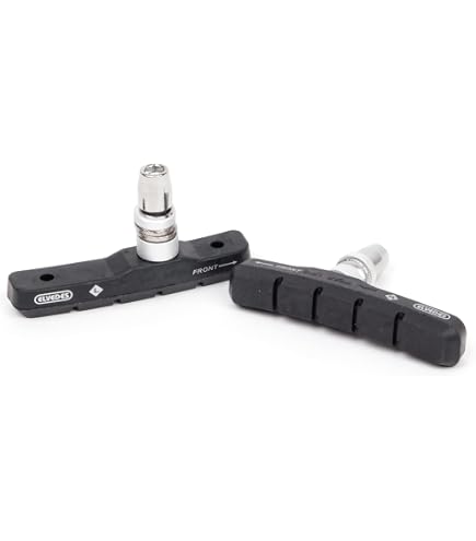 Lot De 2 Paires Patins Frein V-Brake 70mm - Caoutchouc Silencieux, Résistant à L'usure - Compatible Shimano, Tektro, Etc.