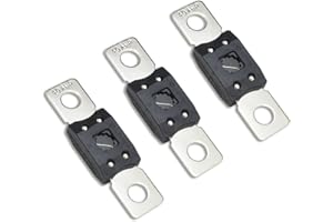 Kofelec Méga fusible à courant élevé, ANM 40A Amp, jusqu'à 58V DC, utilisé pour les voitures, les camions, les bus ou les systèmes audio, paquet de 3 (40A)
