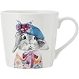 MIKASA x Tipperleyhill 380ml Fine China Mug, Rabbit, Gift Boxed