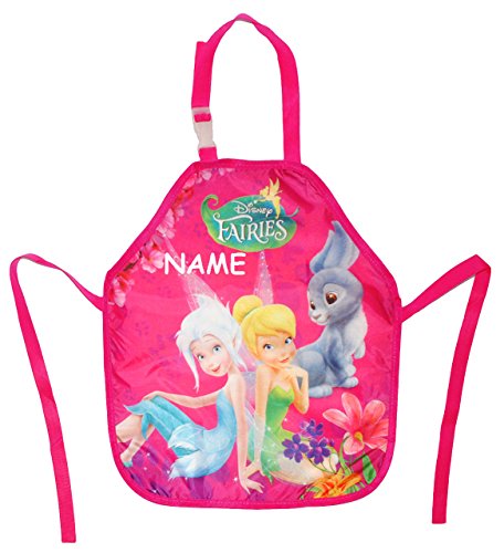 Kinderschürze – “ Tinkerbell / Disney Fairies “ – größenverstellbar – beschichtete Schürze – Backschürze / Bastelschürze / Gartenschürze – Mädchenschürze – für Mädchen – Kinder – malen kneten kochen – abwaschbar – Kindergarten & Schule – Malschürze – Fairy - 3
