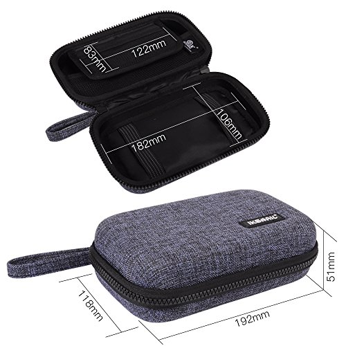 Universal Digital Tragbarer Aufbewahrungstasche -Evershop Multifunktionale Kabelaufbewahrungstasche Organizer-Kasten Reisetasche f  r USB-Sticks Kabel