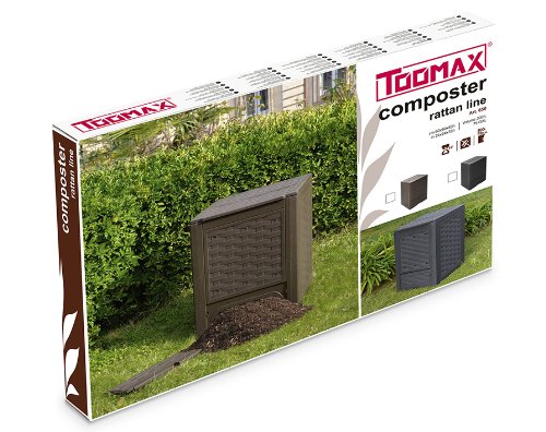 TOOMAXART650B Komposter Rattan Line, braun - 2
