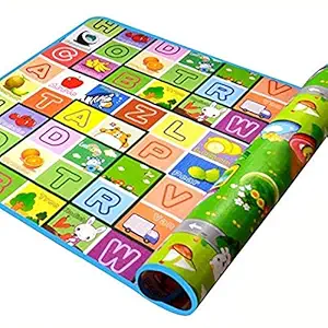 NFI essentials Waterproof Crawling Play Gym Mattress for Kids, Size 6x4 feet (Multicolour; Large)